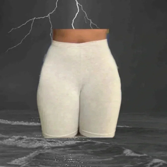 Grey Legging Shorts - Picture 1 of 2